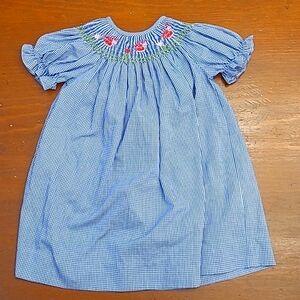 Smocked Ladybug Dress